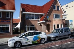 Boddenkampsingel pand met Prius