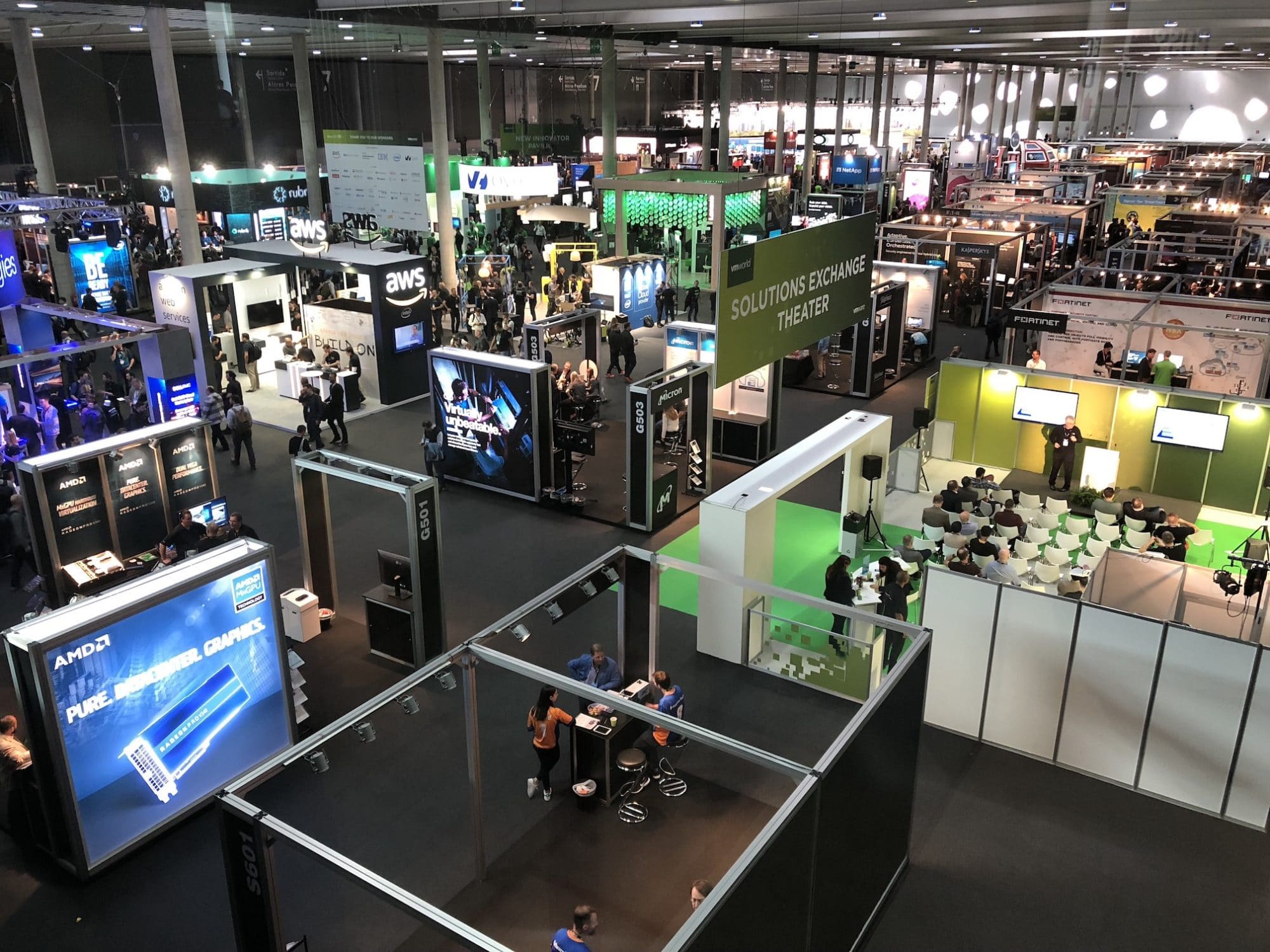 Impressie van de beurs